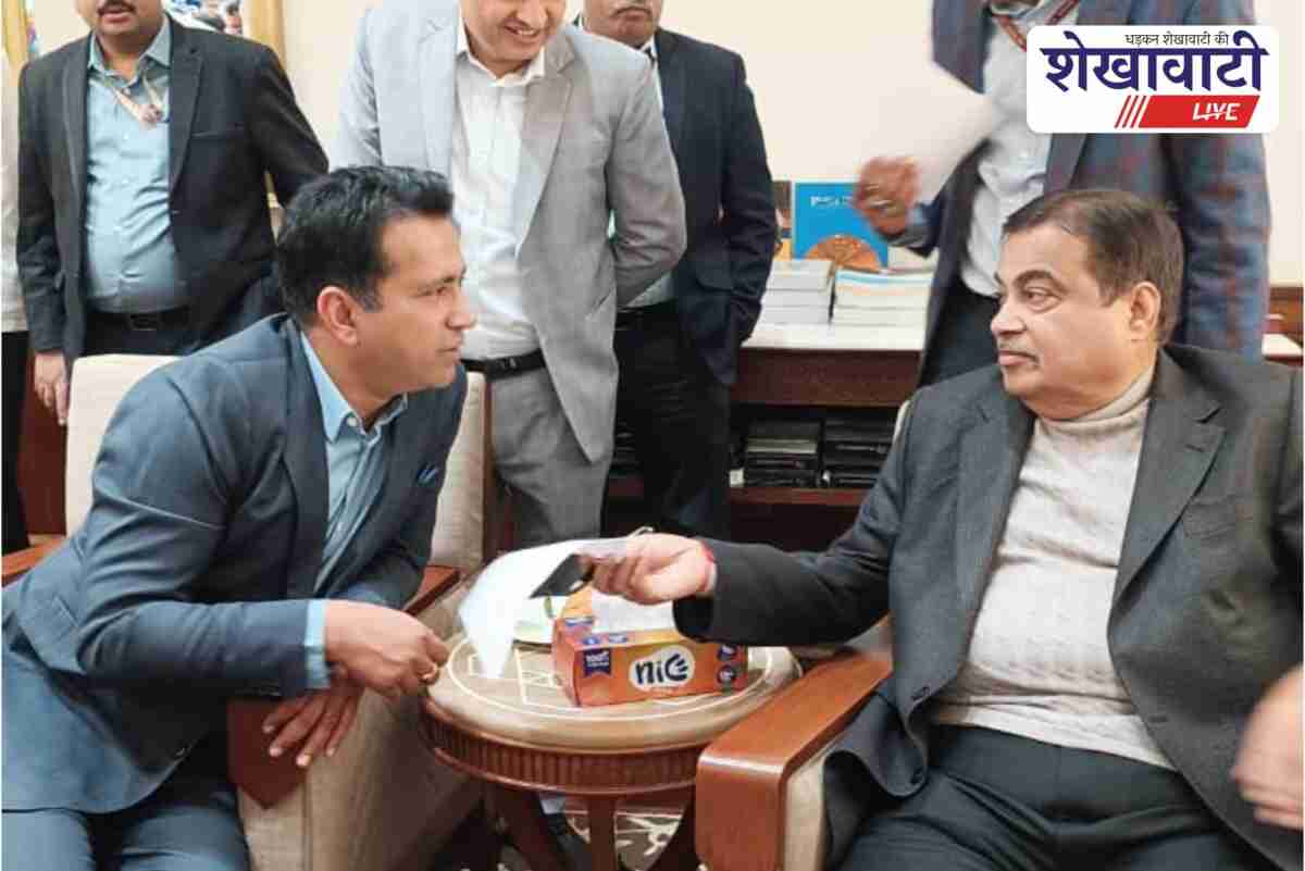 Rahul Kaswan meets Nitin Gadkari to discuss Churu road projects