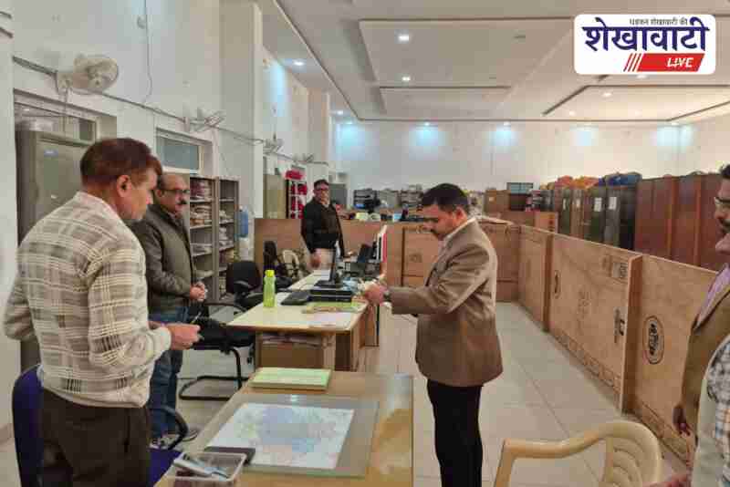 Churu collector inspects SDM and tehsildar office facilities