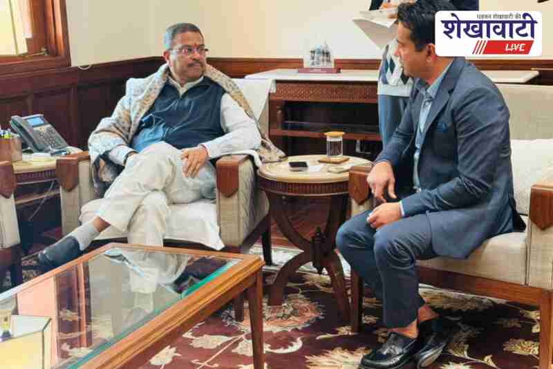 MP Rahul Kaswan meets education minister for school infrastructure