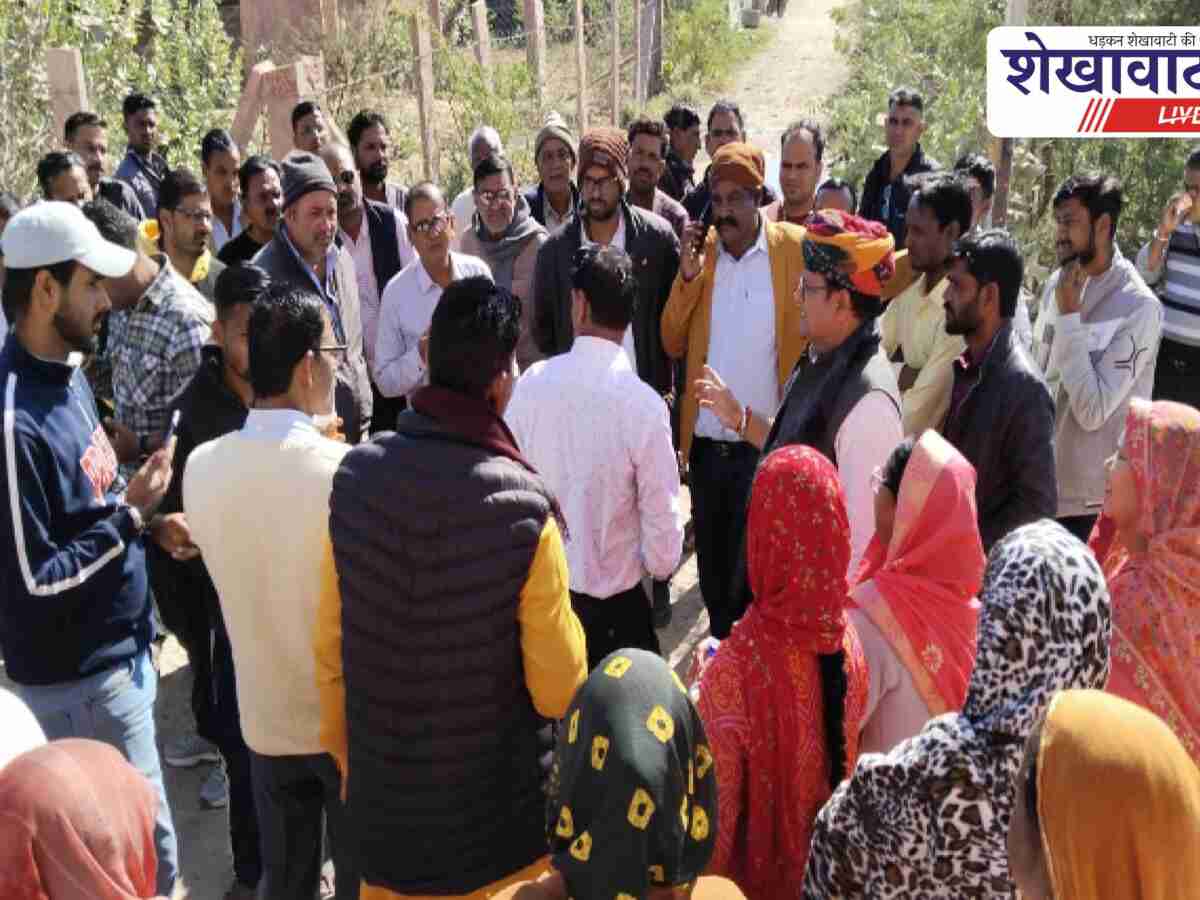 Churu News: मौका निरीक्षण, पूर्व विधायक ने दिए समाधान निर्देश