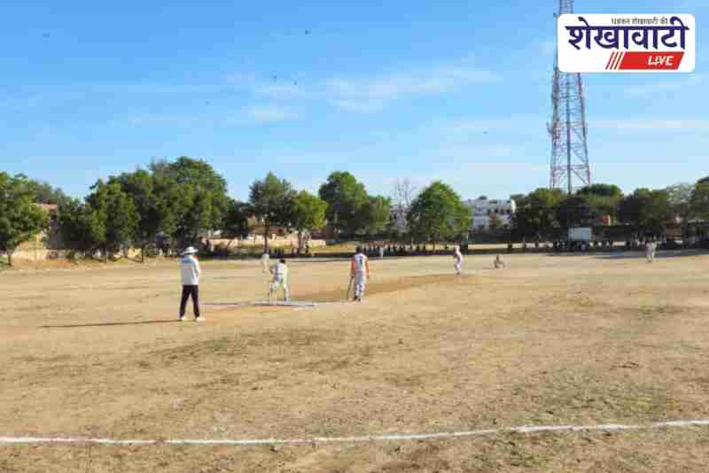 Ratangarh cricket tournament opening match at Raghunath school ground