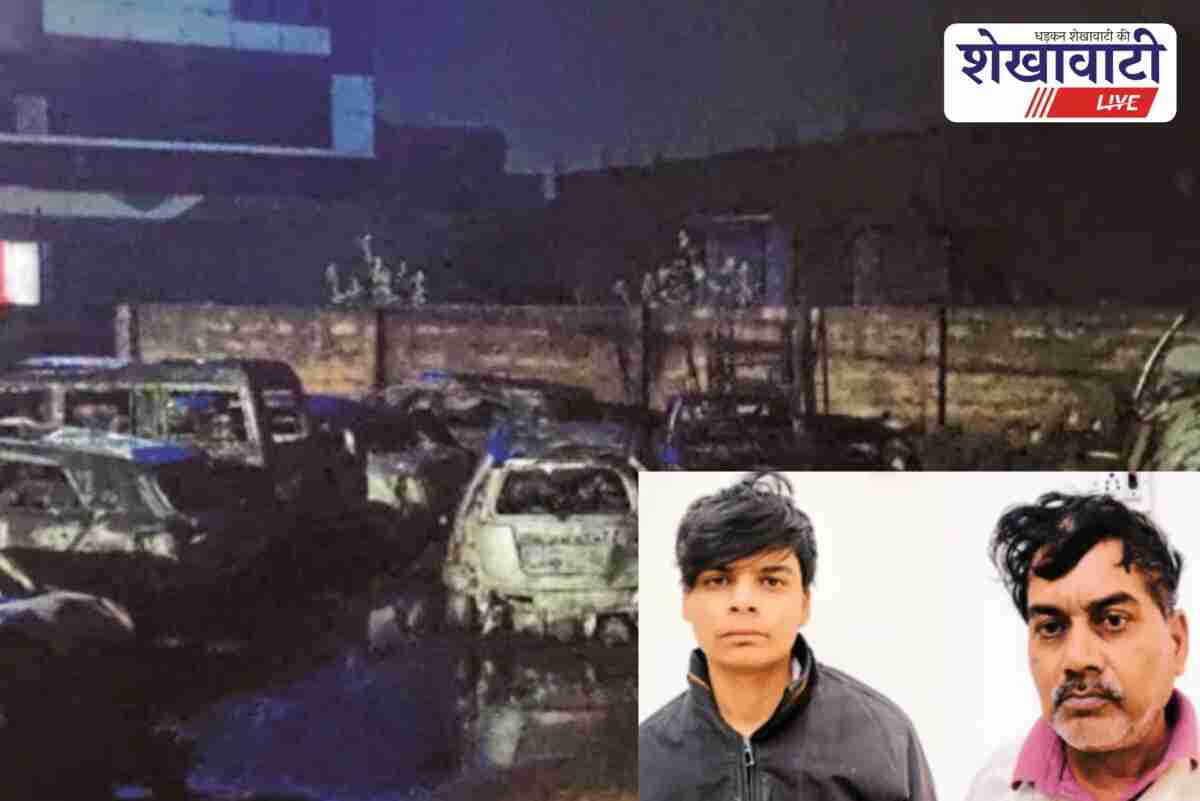 Police investigate workshop arson site where luxury cars burned