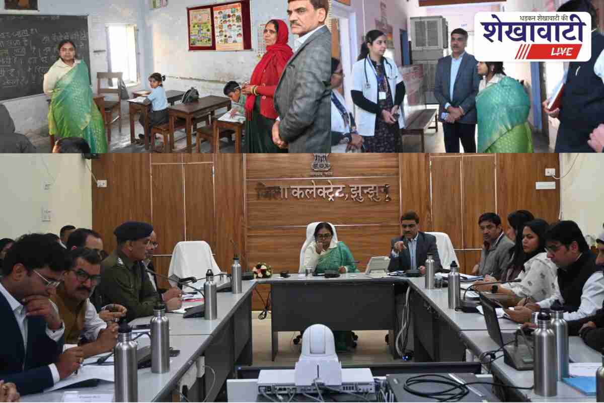 Divisional Commissioner reviews schemes and inspections in Jhunjhunu district