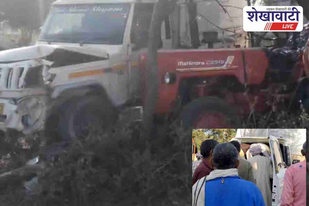 Major accident on Chirawa Pilani road injures eight passengers