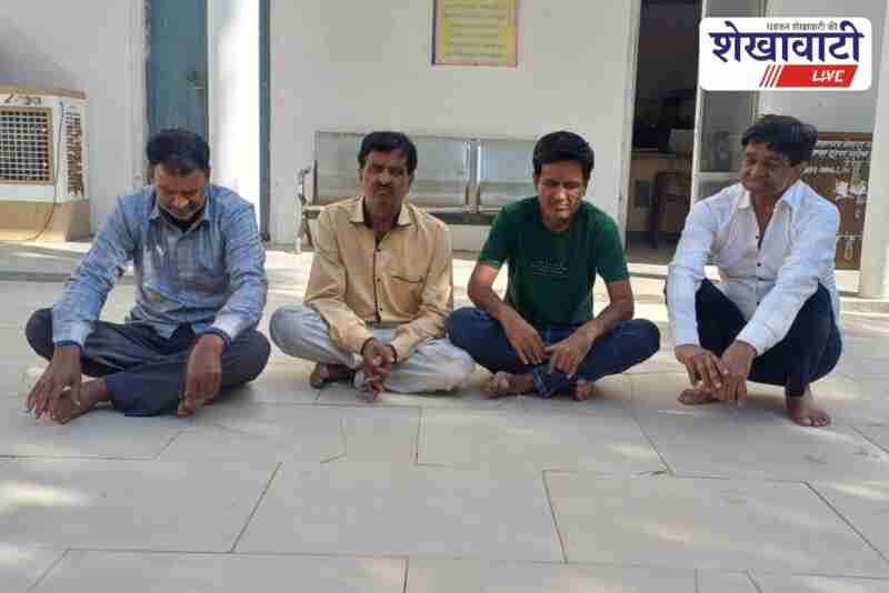 Jhunjhunu police raid gambling den and seize cash