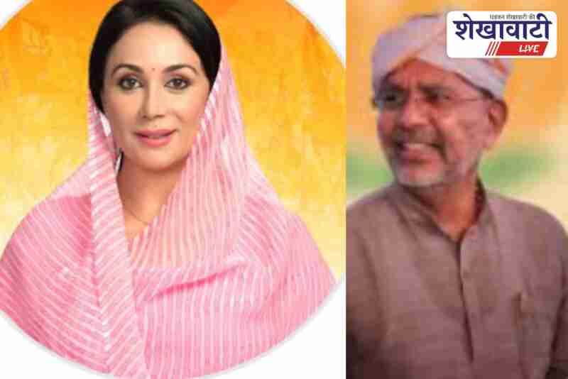 Deputy CM Diya Kumari and Energy Minister visiting Mandawa