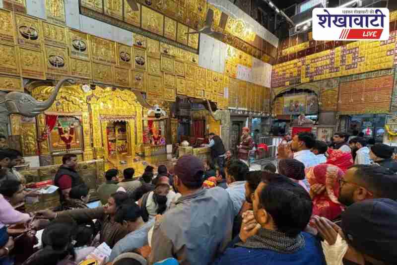 Devotees crowd Salasar Balaji temple on New Year